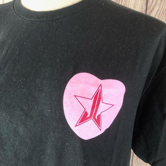 Jeffree Star Heart Can't Relate Black T-Shirt XL - Picture 2 of 6